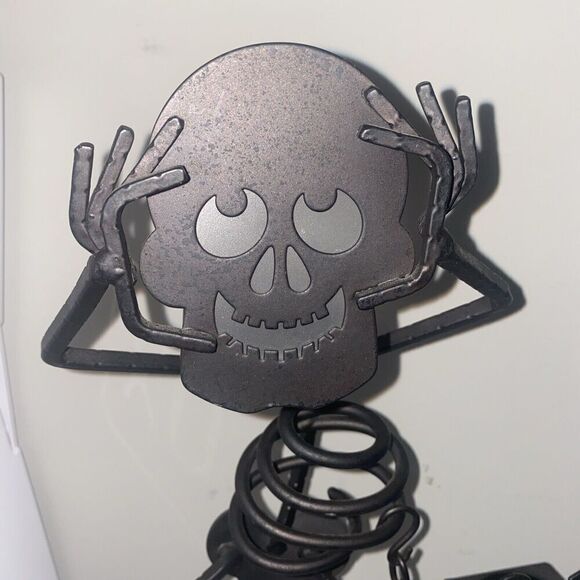 PartyLite Halloween Skeleton Mr. Bones & Dog Sticks Tea Lite Candle Holders - Picture 2 of 8